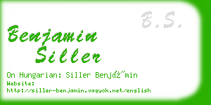 benjamin siller business card